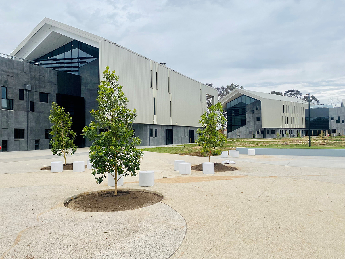 Greater Shepparton Secondary College - new school, construction progress