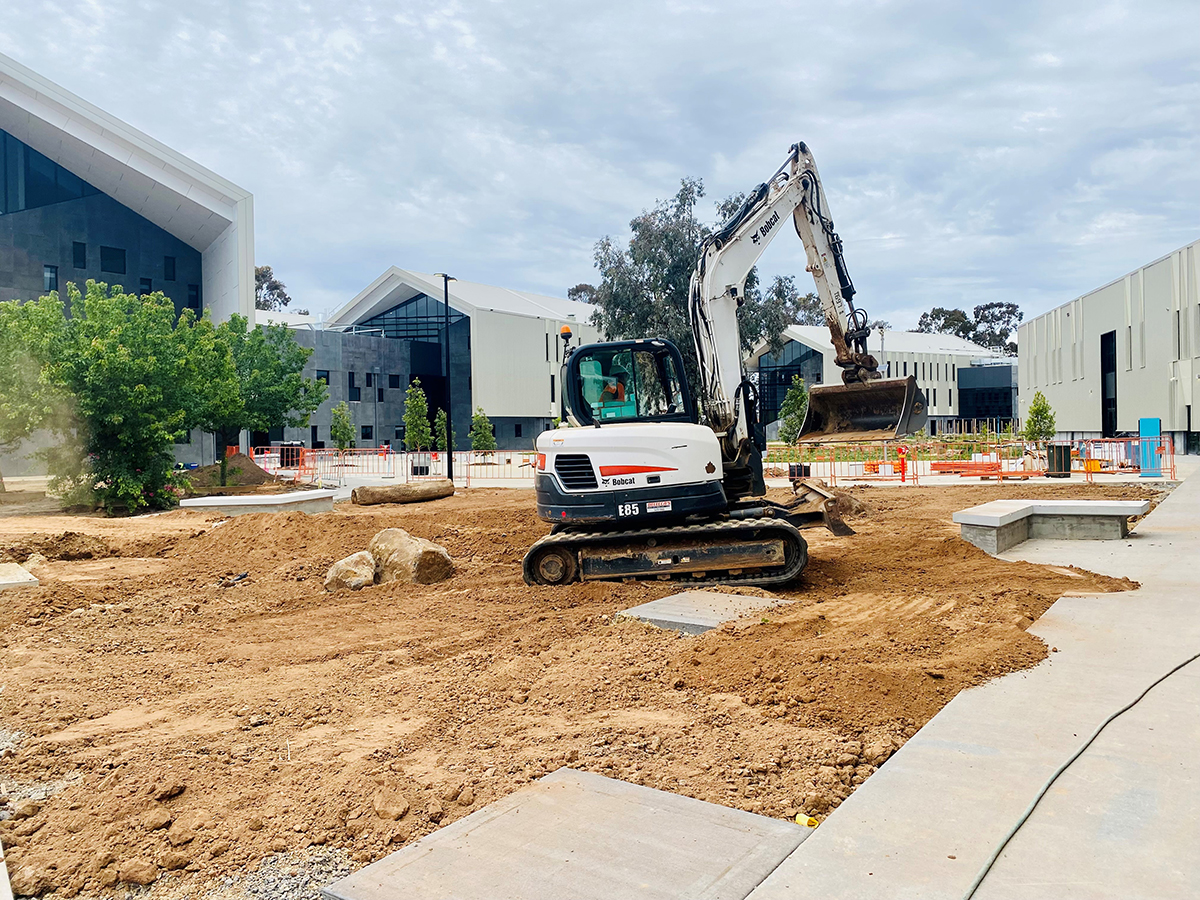 Greater Shepparton Secondary College - new school, construction progress