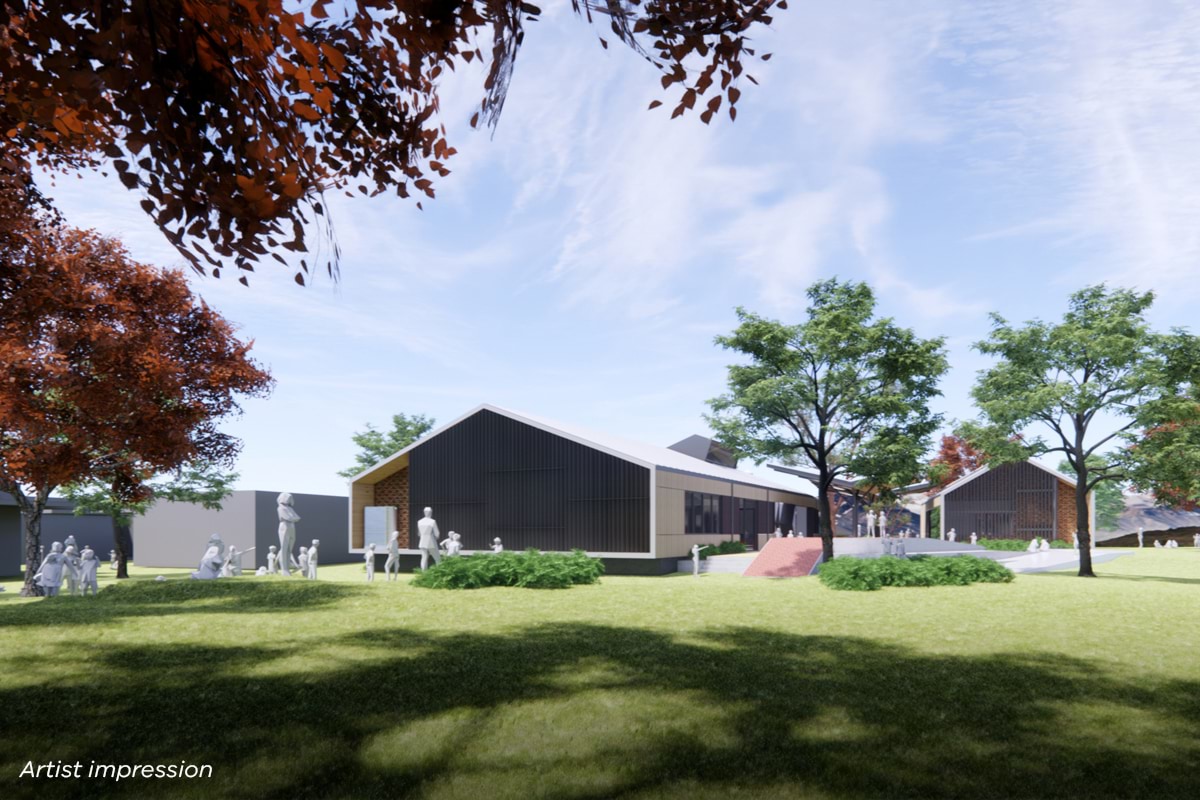 Strathaird Primary School - Eco cubby, illustrated render