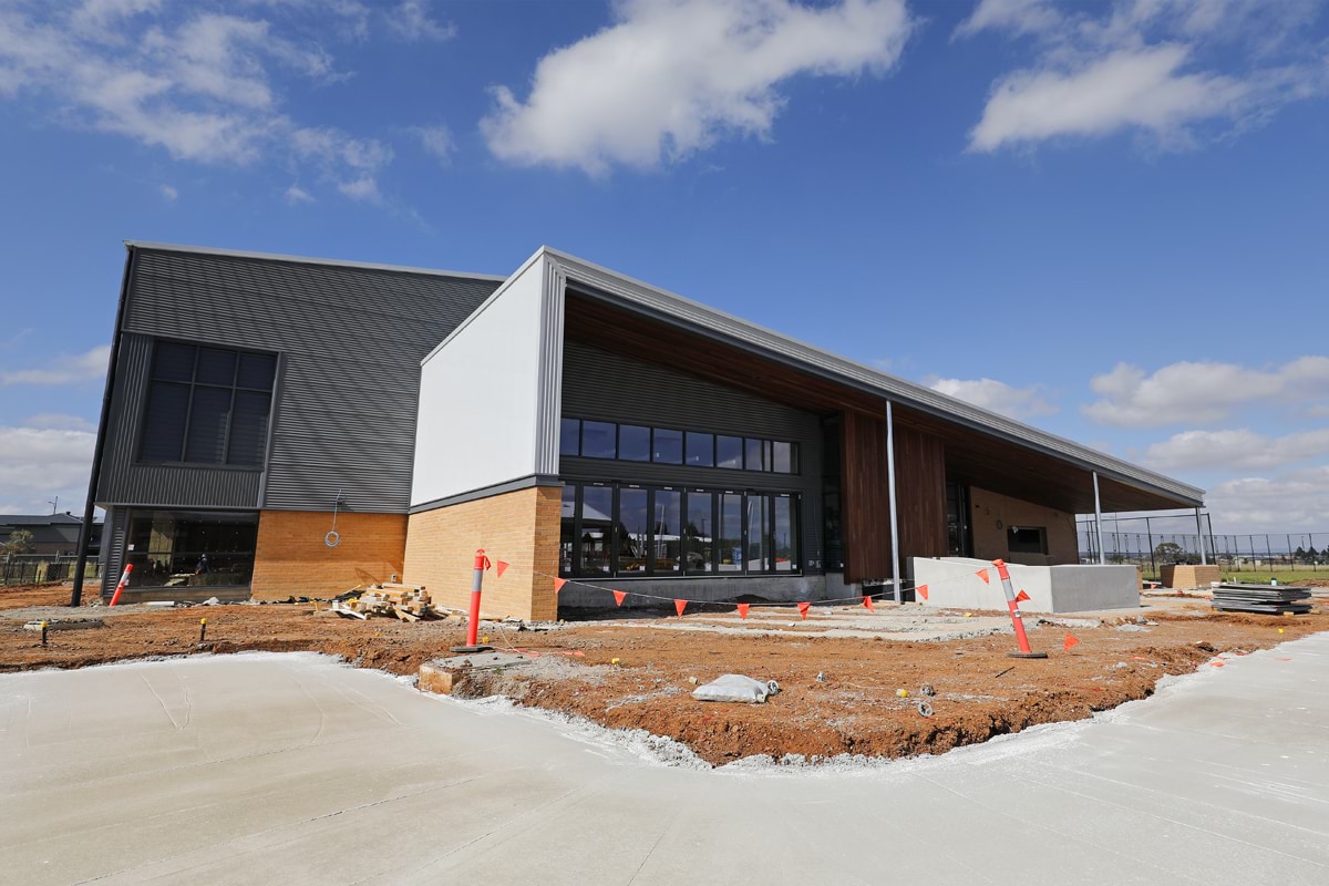 Strathtulloh Primary School - new school, November 2021 construction progress