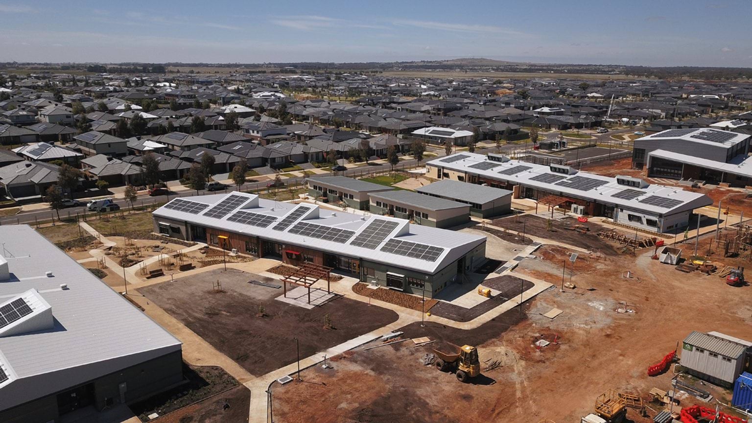 Strathtulloh Primary School - new school, November 2021 construction progress