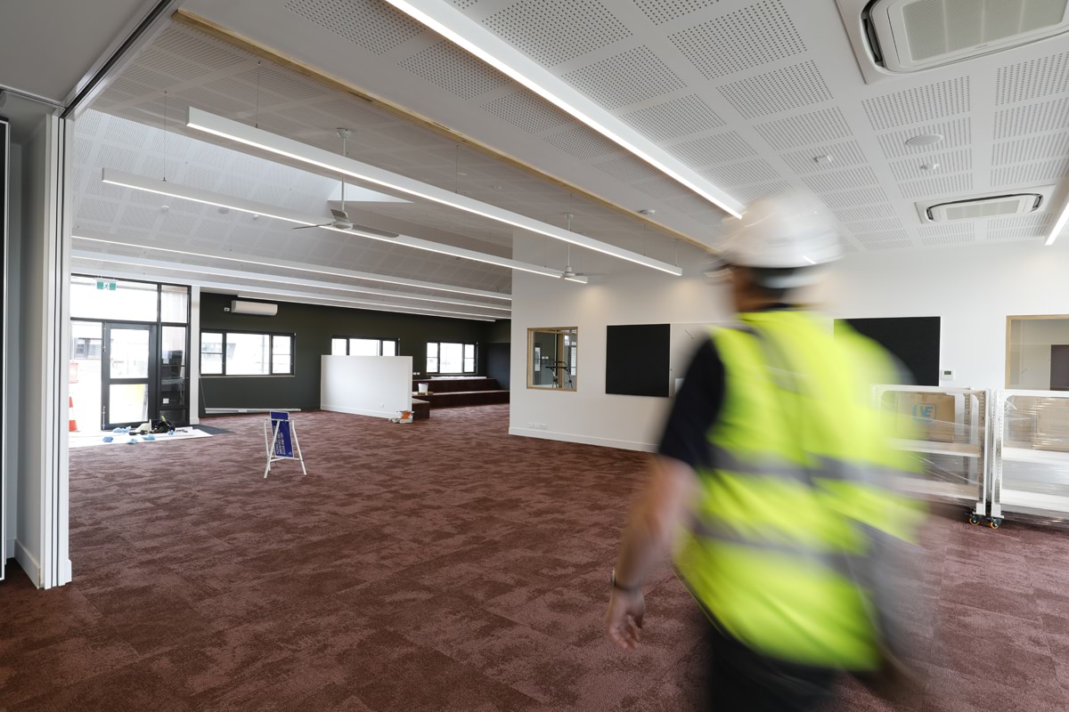 Willowbank Primary School - new school, November 2021 construction progress