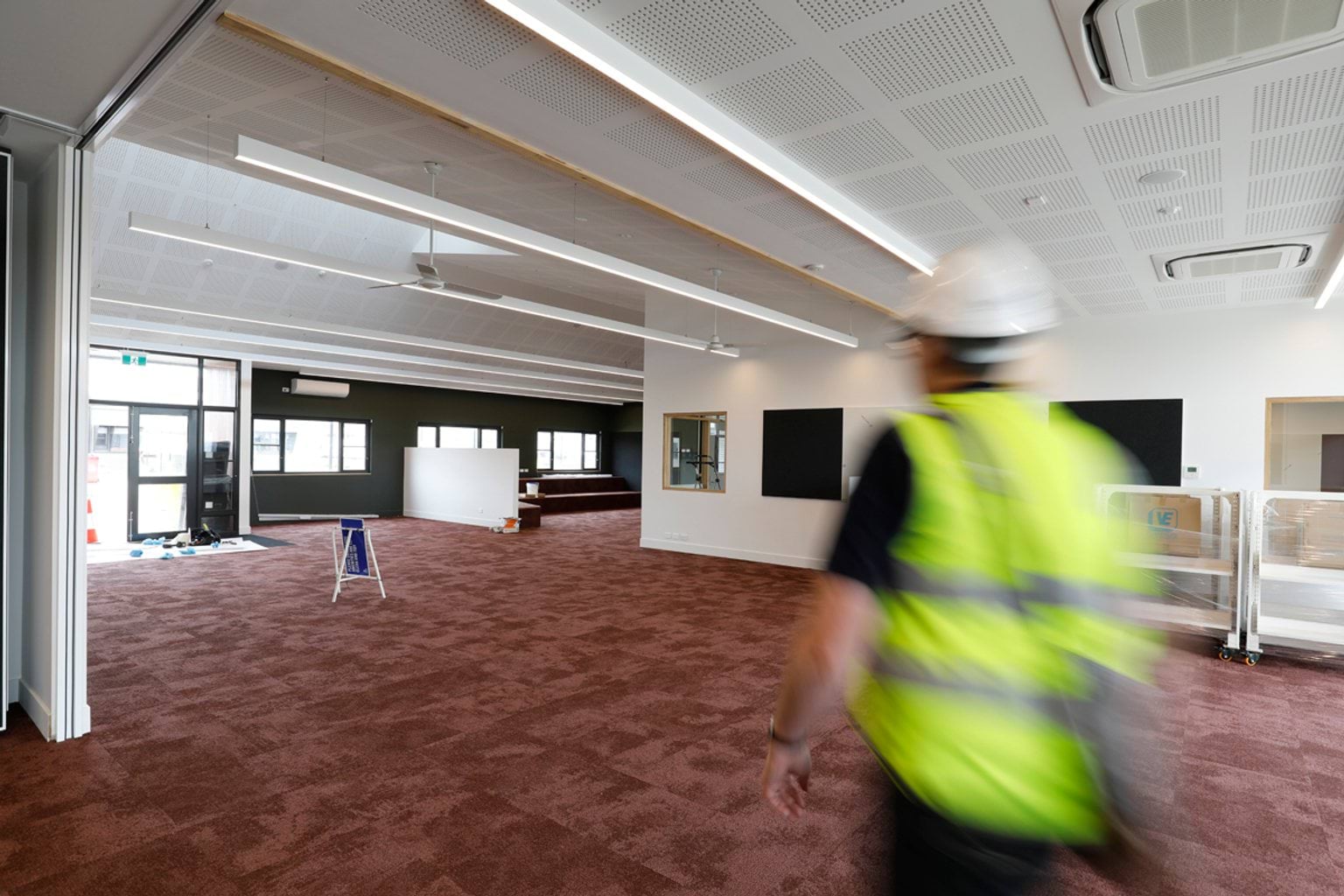 Willowbank Primary School - new school, November 2021 construction progress
