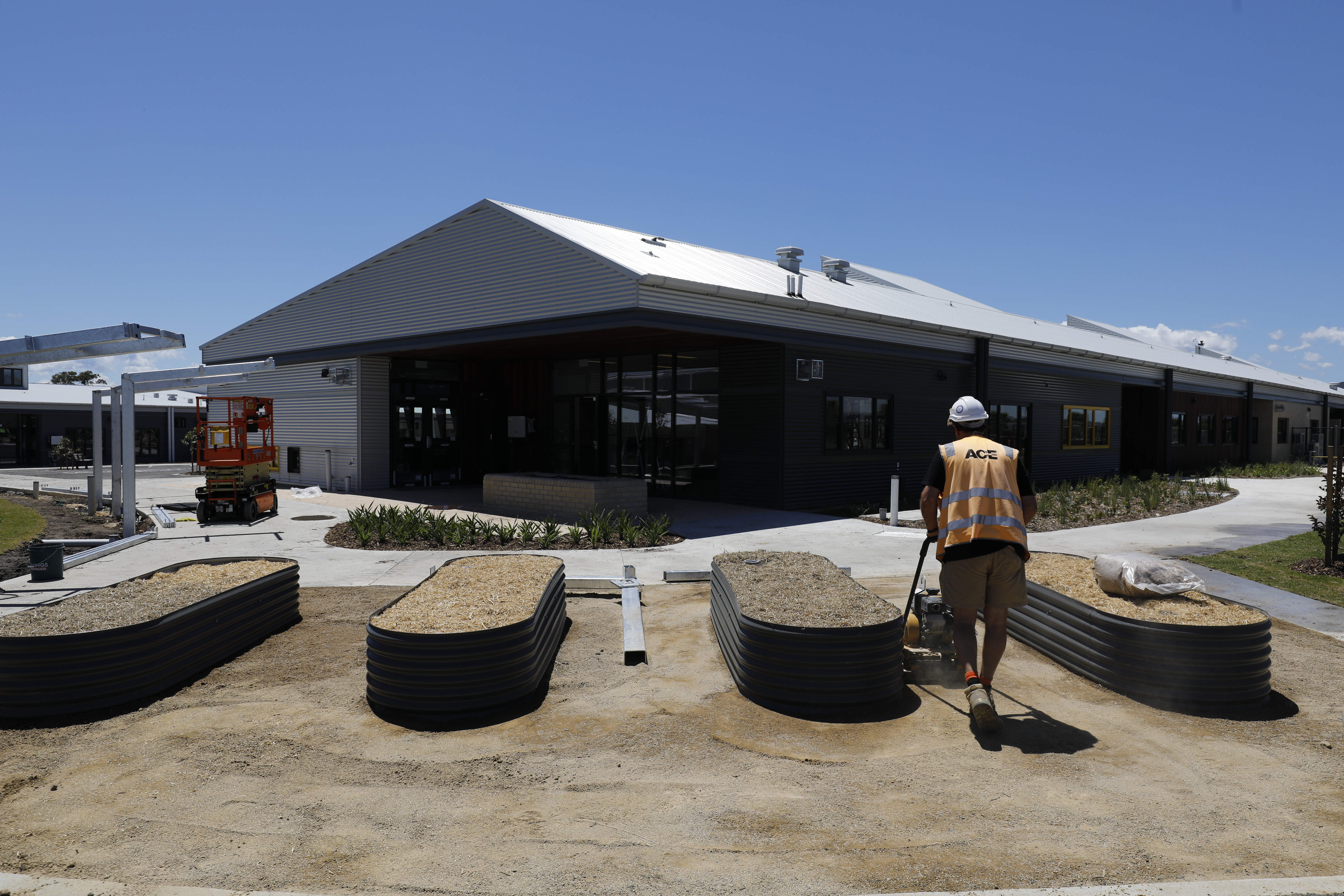 ​​​Wollert Primary School - new school, November 2021 construction progress