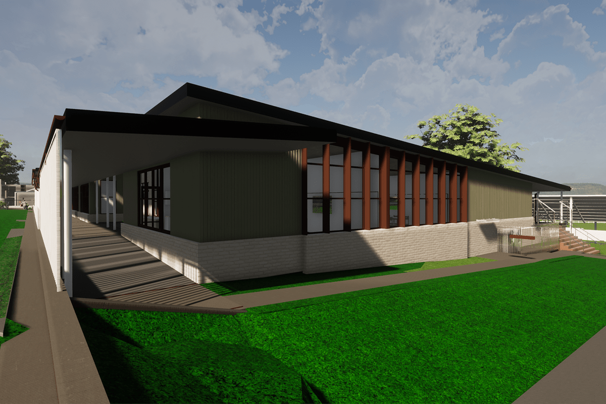 Puckapunyal Primary School - school rebuild, illustrated render