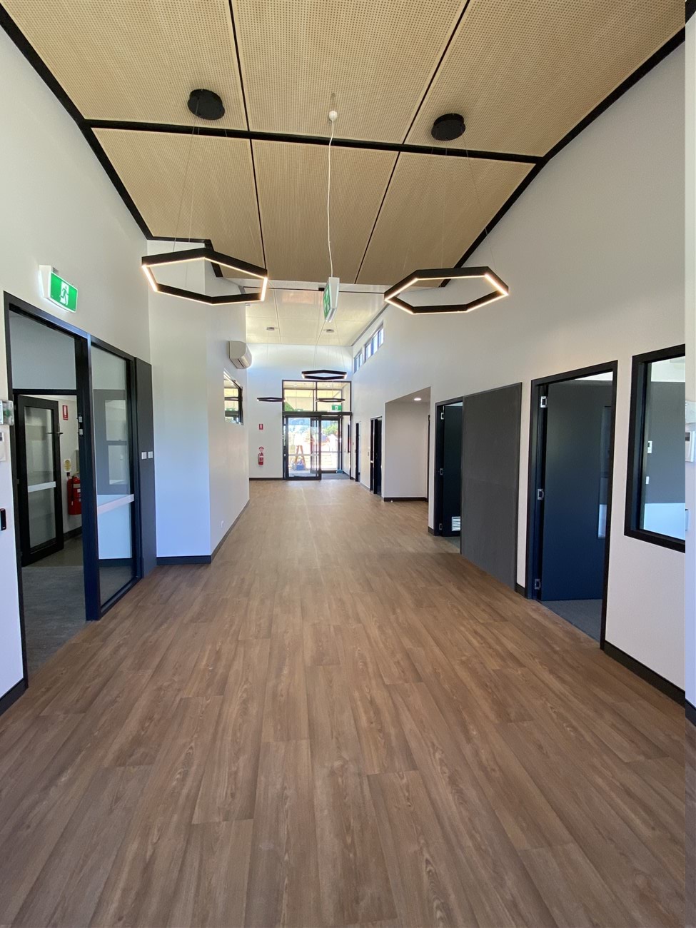 Kyneton Kindergarten - a new kinder on a school site, interior hallway