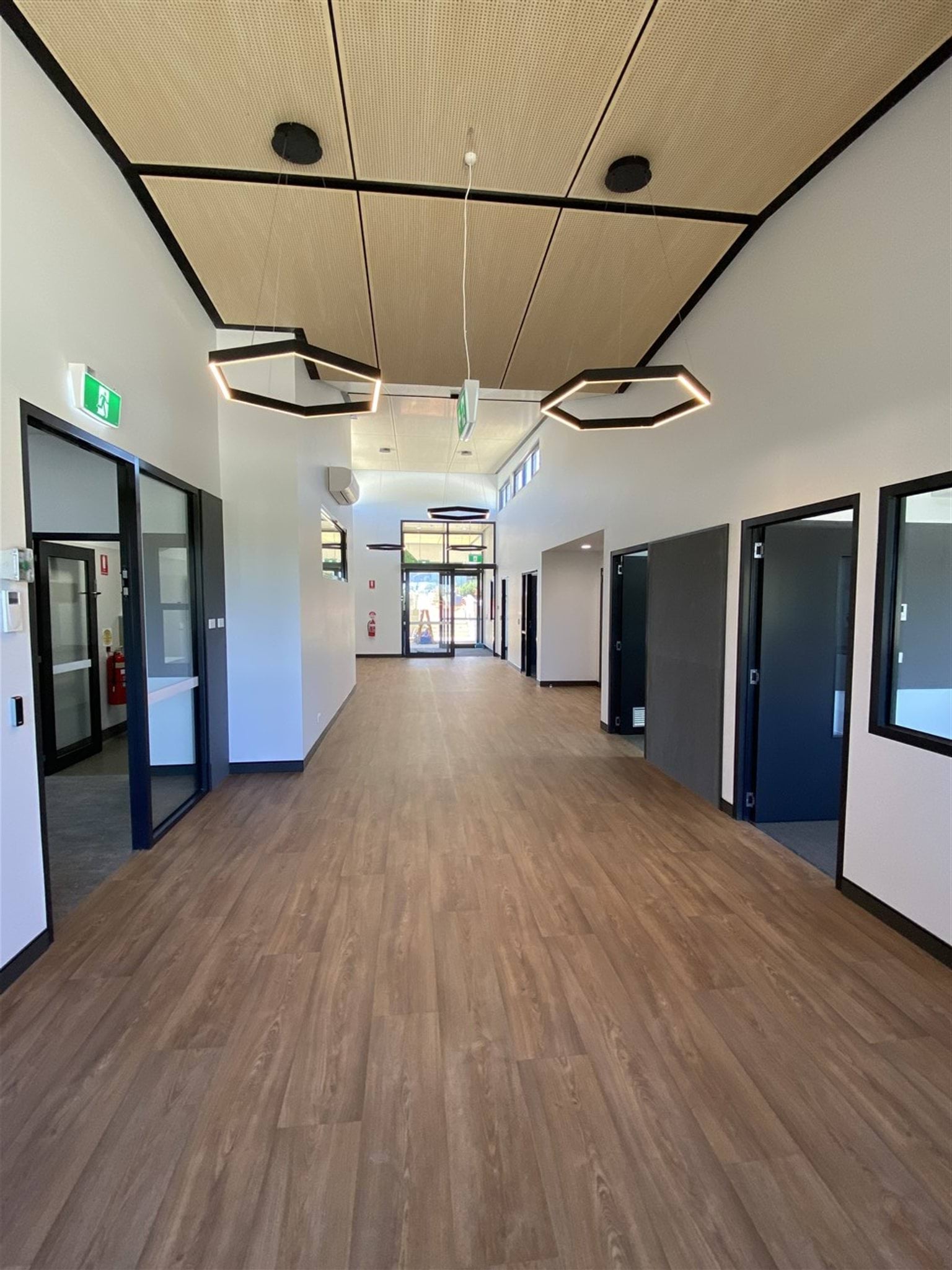 Kyneton Kindergarten - a new kinder on a school site, interior hallway