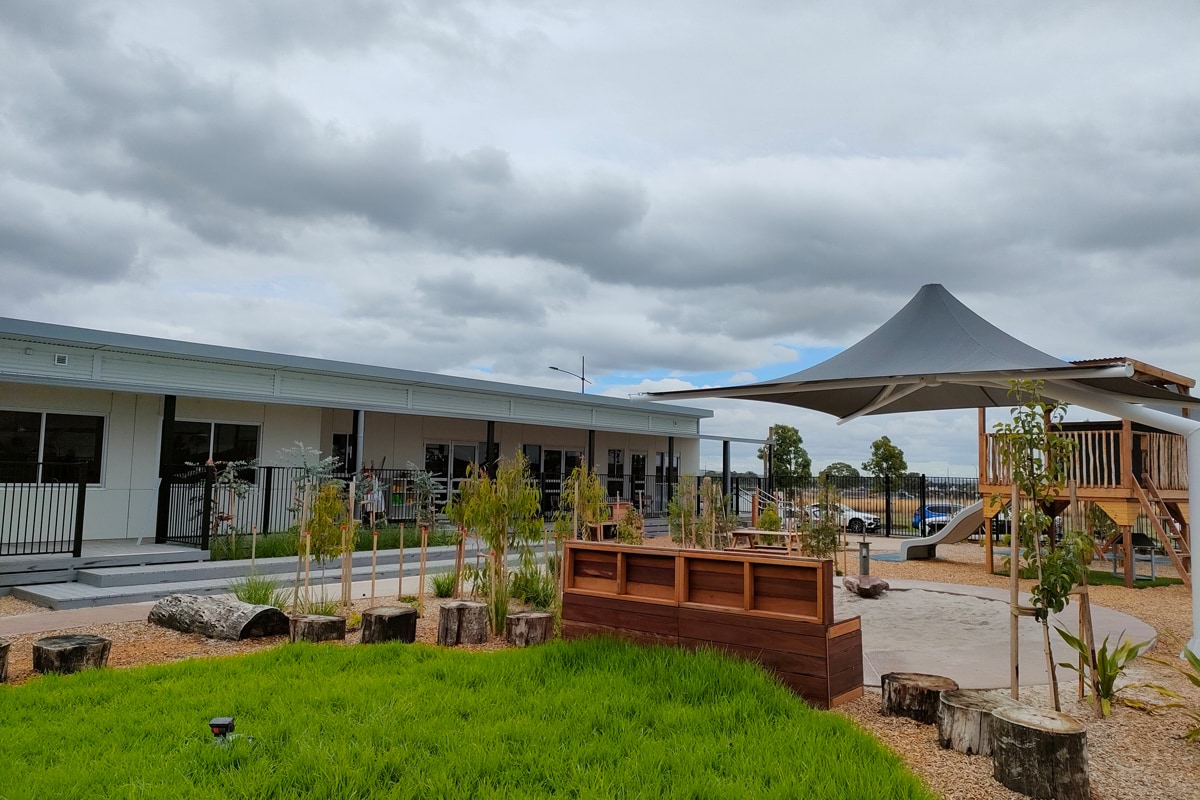 Eucalyptus Parade Kindergarten – completed modular kindergarten playground