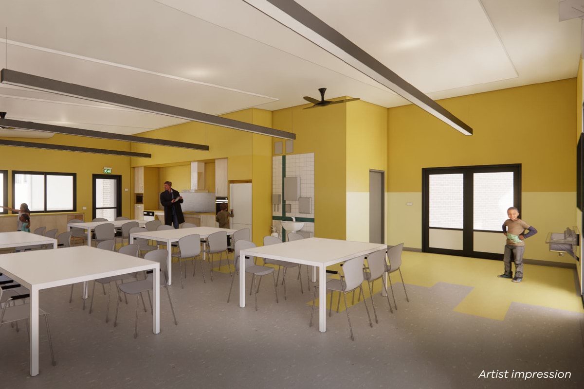 Sunbury West Primary School - upgrade, illustrated render