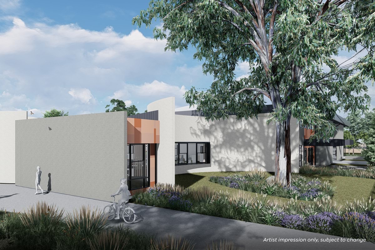 Pascoe Vale Girls Secondary College - Arts and Technology Centre, illustrated render