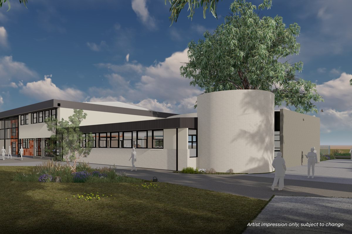 Pascoe Vale Girls Secondary College - Arts and Technology Centre, illustrated render