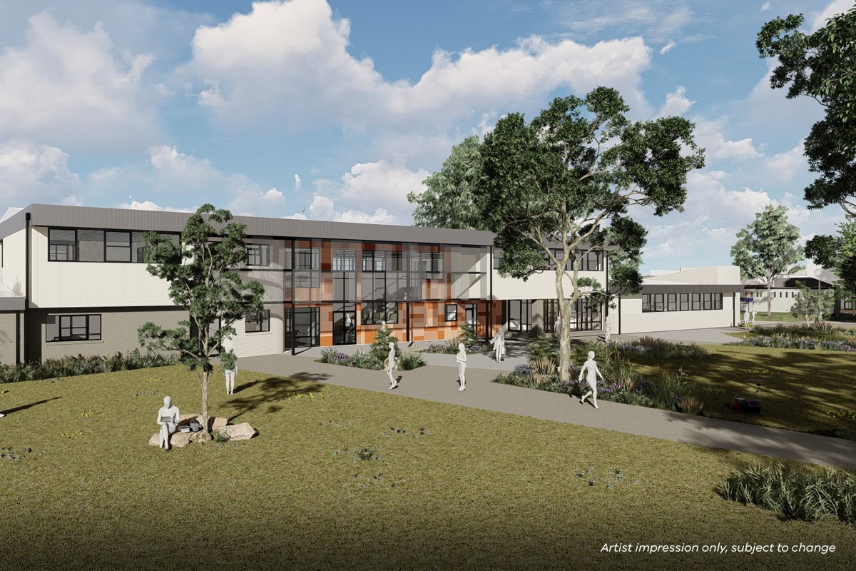 Pascoe Vale Girls Secondary College - Arts and Technology Centre, illustrated render