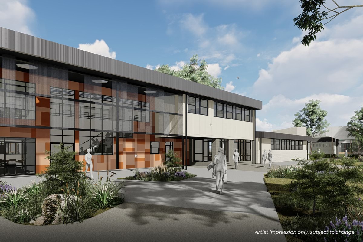 Pascoe Vale Girls Secondary College - Arts and Technology Centre, illustrated render