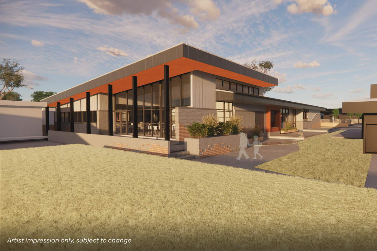 Melton Specialist School - school upgrade - next stage, Illustrated render