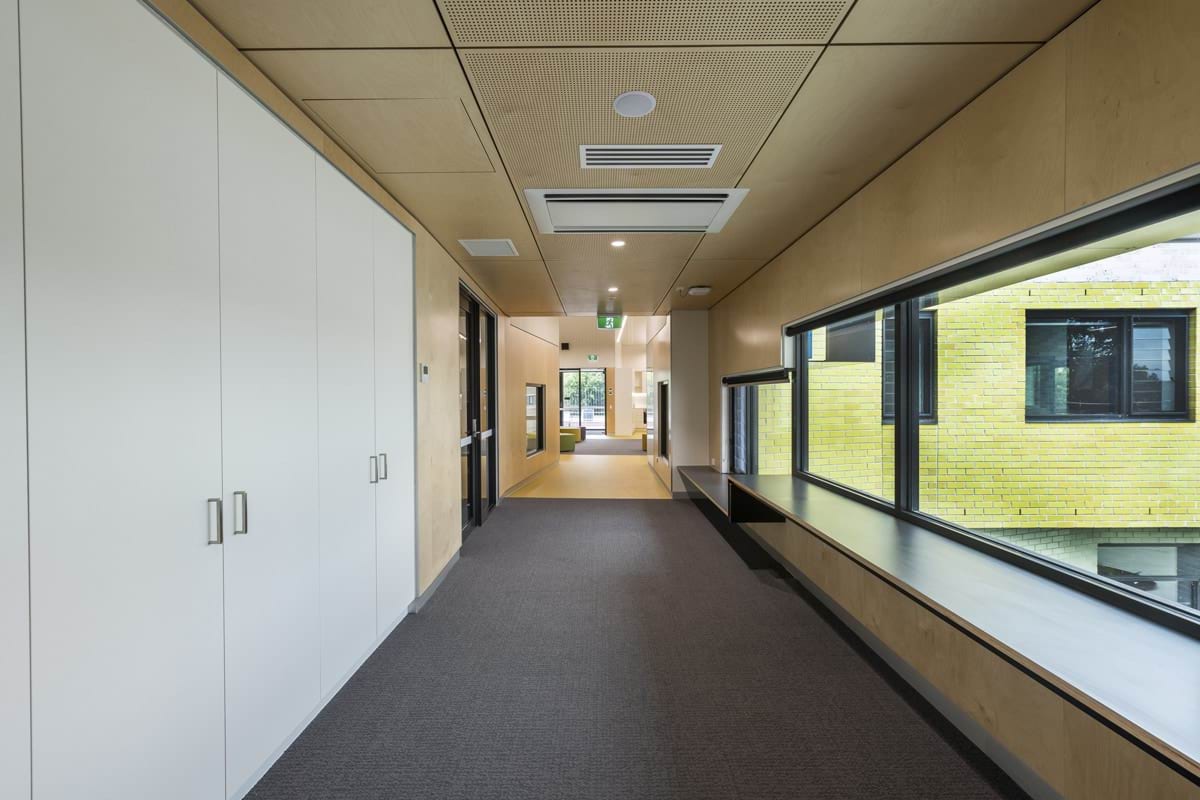 Sandringham Primary School - school rebuild, interior hallway