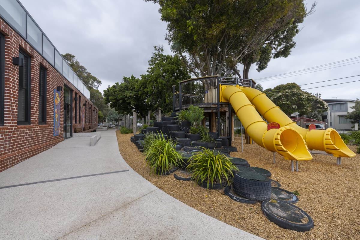 Sandringham Primary School - school rebuild, playground