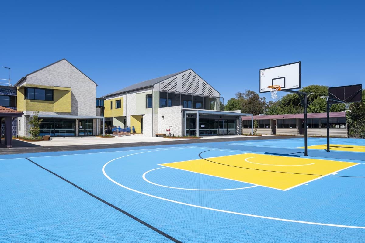 Sandringham Primary School - school rebuild, basketball court