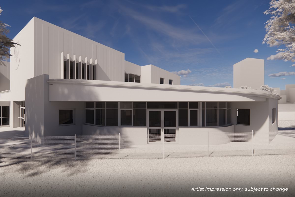 Wembley Primary School - upgrade and modernisation, illustrated render