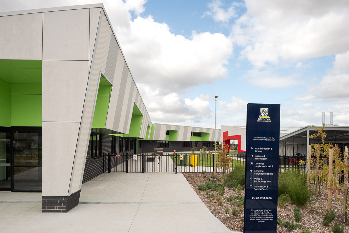 Greenvale Secondary College - new school, image