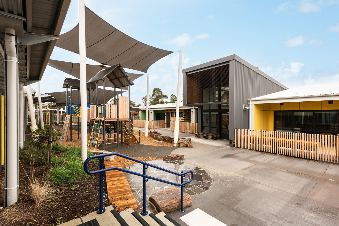 Endeavour Hills Specialist School - new school, photograph of outdoor playground