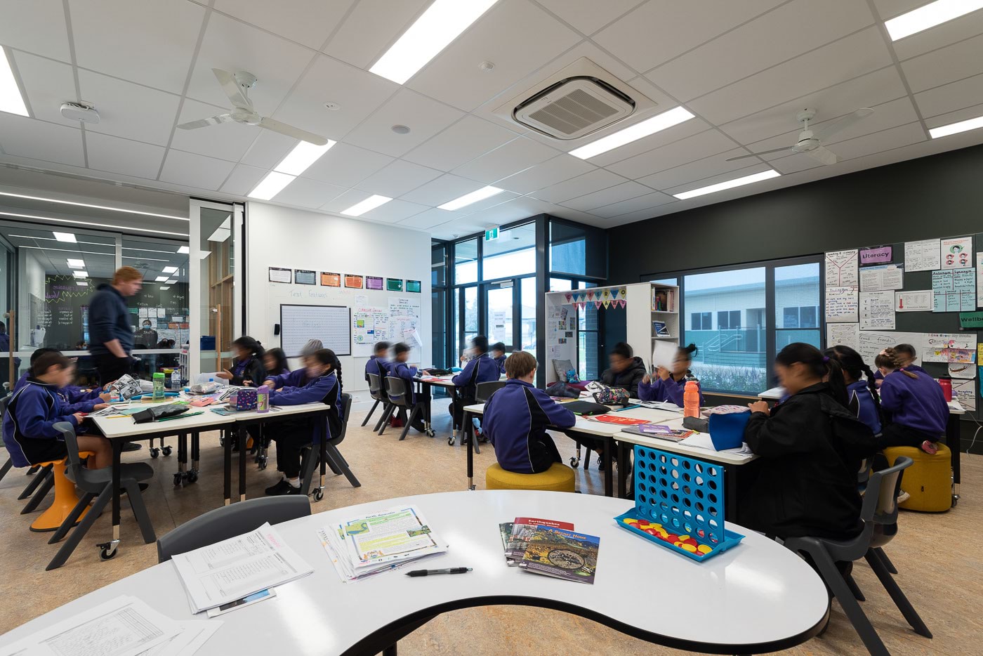 Strathtulloh Primary School - new school, photograph of classroom interior