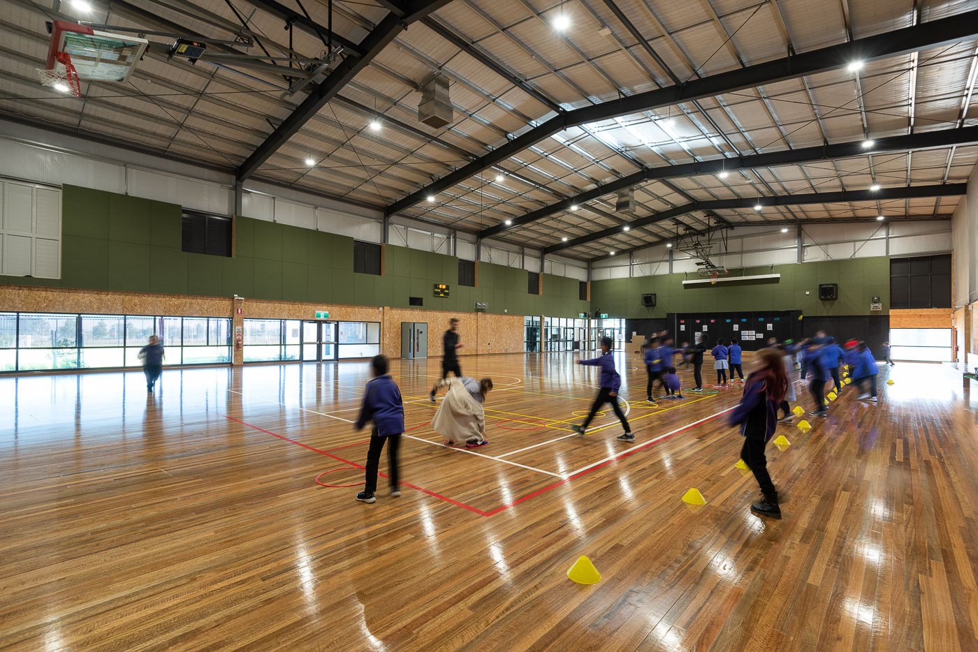 Strathtulloh Primary School - new school, photograph of gymnasium exterior