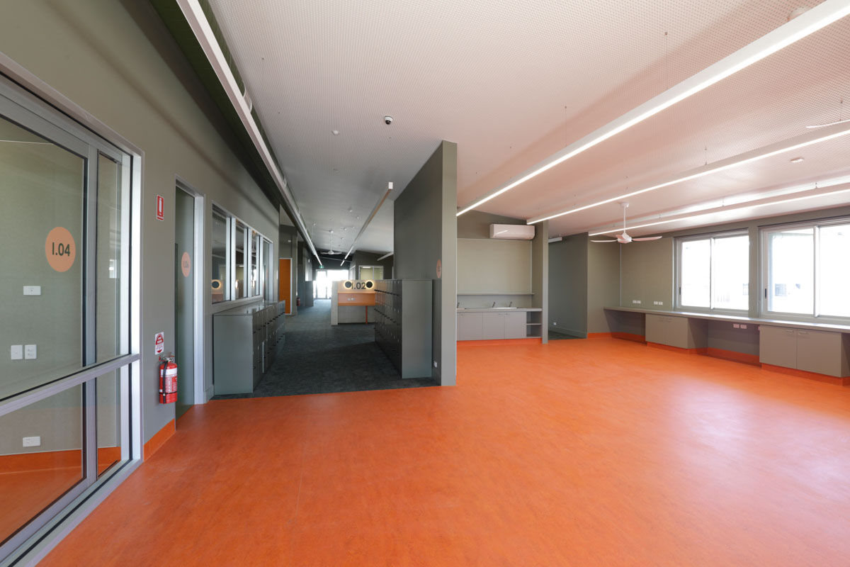 Bass Coast College - San Remo Campus, photograph of learning neighbourhood interior