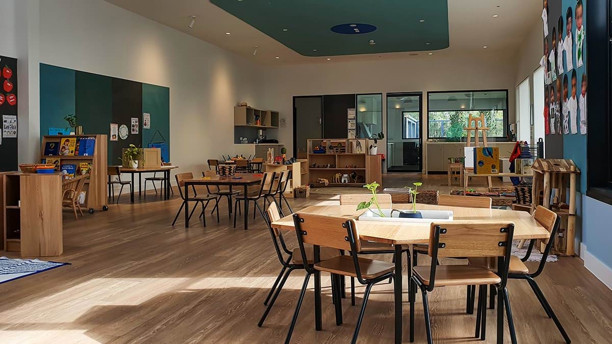 Billy Button Children’s Centre - new centre, photograph of interior of classroom