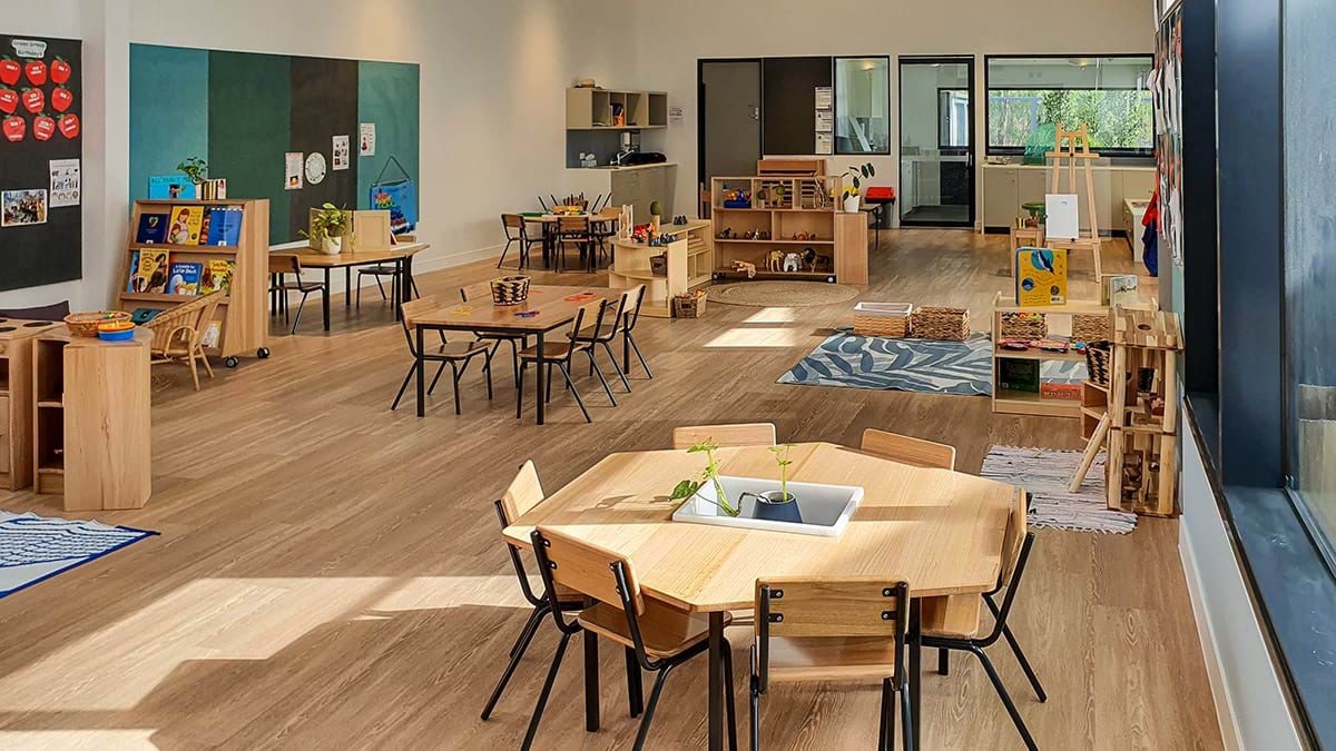 Billy Button Children’s Centre - new centre, photograph of interior of classroom