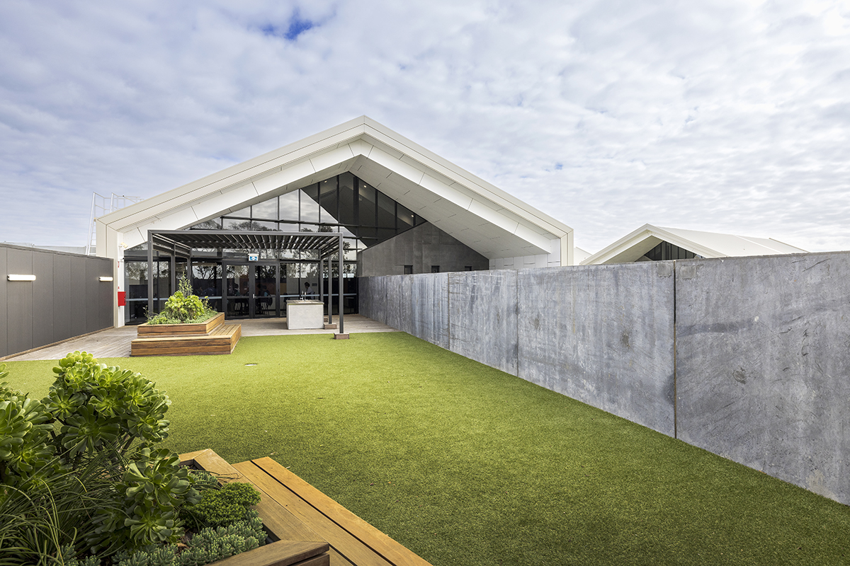 Greater Shepparton Secondary College - new school, photograph of outdoor learning area