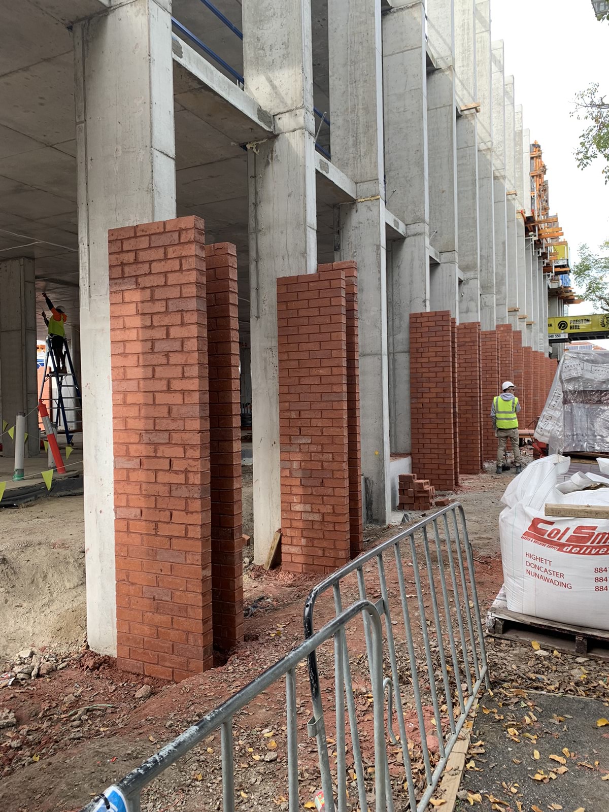 Preston South Primary School - upgrade and modernisation, photograph of construction