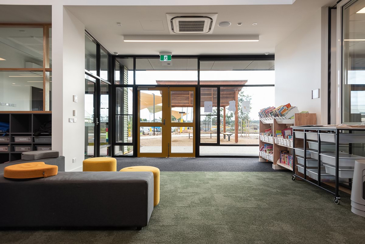 Wollert Primary School - new school, photograph of reading nook