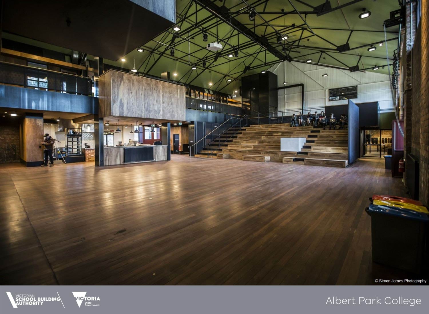 Photo of Albert Park College Environmental Arts Hub hall