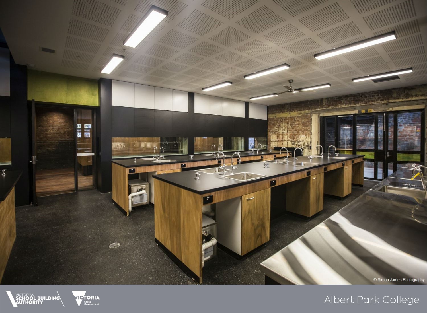 Photo of Albert Park College Environmental Arts Hub kitchen