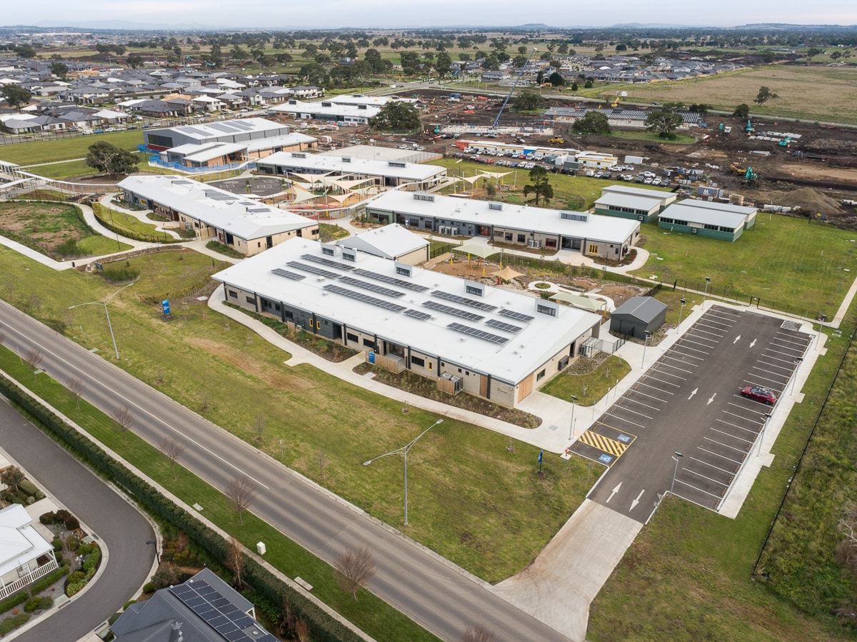 Aerial photograph of Kirrip Community Centre