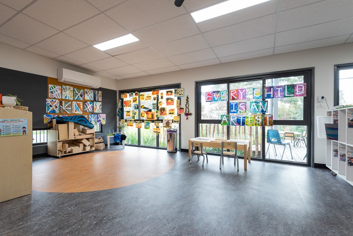 Photograph of Ardeer Kindergarten learning space