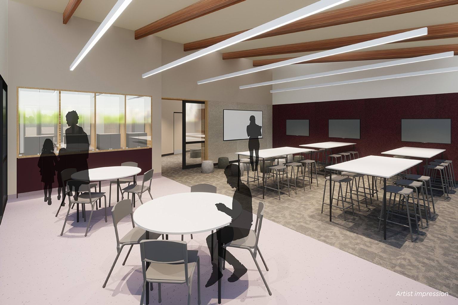 Artist impression of Clifton Springs Primary School STEM room upgrade and modernisation