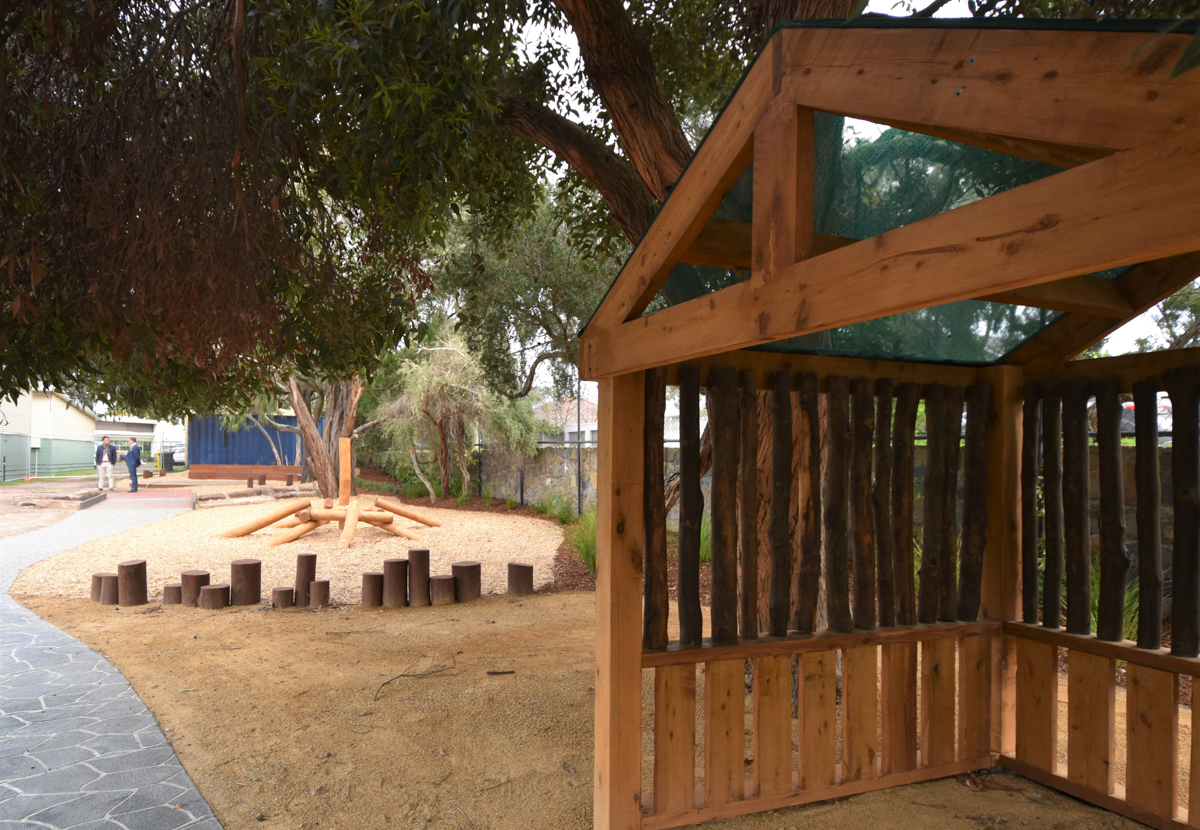 Black Rock Primary School - Inclusive Schools Fund, photograph of outdoor learning space