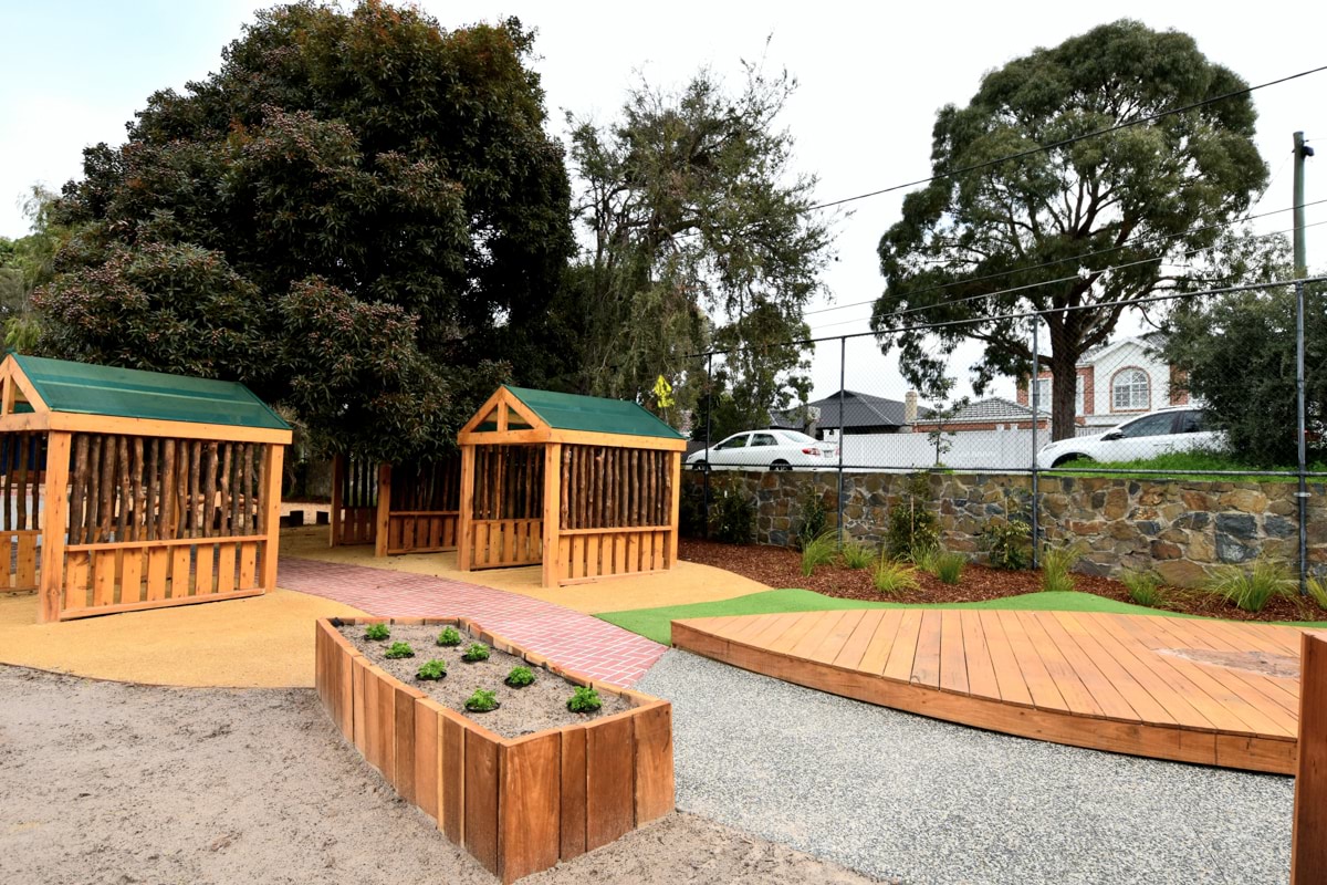 Black Rock Primary School - Inclusive Schools Fund, photograph of outdoor learning space