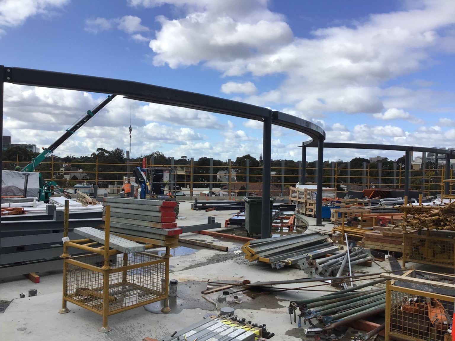 North Melbourne Primary School Molesworth Street campus - construction, photograph of construction site