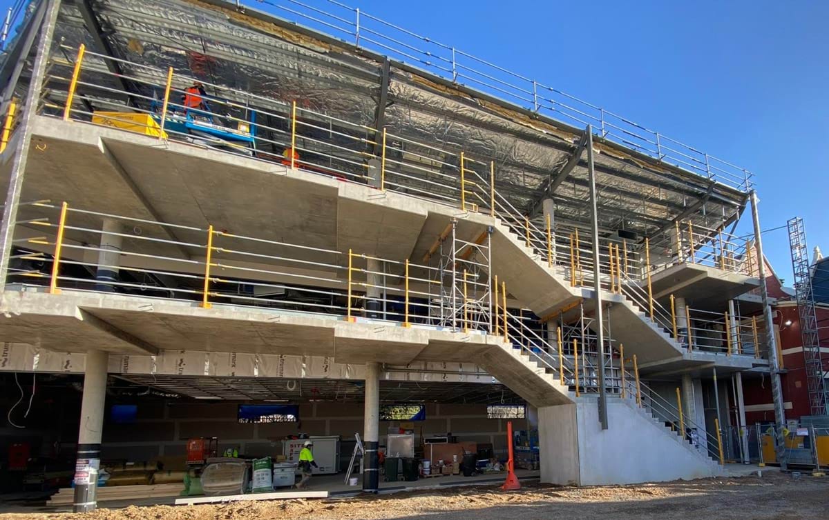 Windsor Primary School - upgrade and modernisation, photograph of three-storey building