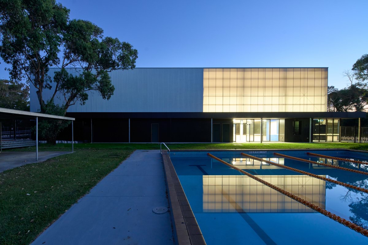 Photo of the outdoor swimming pool