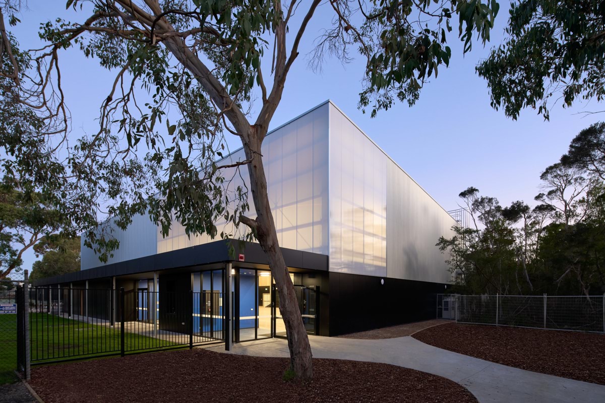 Photo of the gymnasium entrance