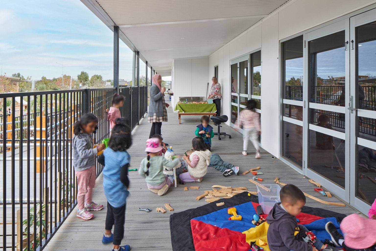 Middleton Drive Kindergarten - Building Blocks Capacity Grant, photograph of covered outdoor area