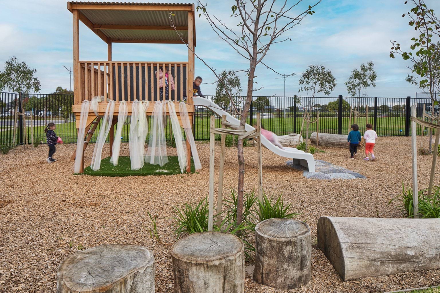 Middleton Drive Kindergarten - Building Blocks Capacity Grant, photograph of outdoor playground and learning