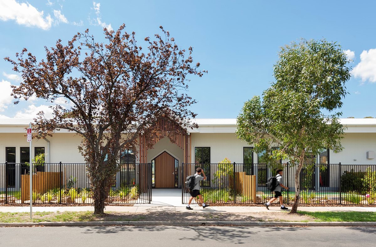 Photo of the school entrance