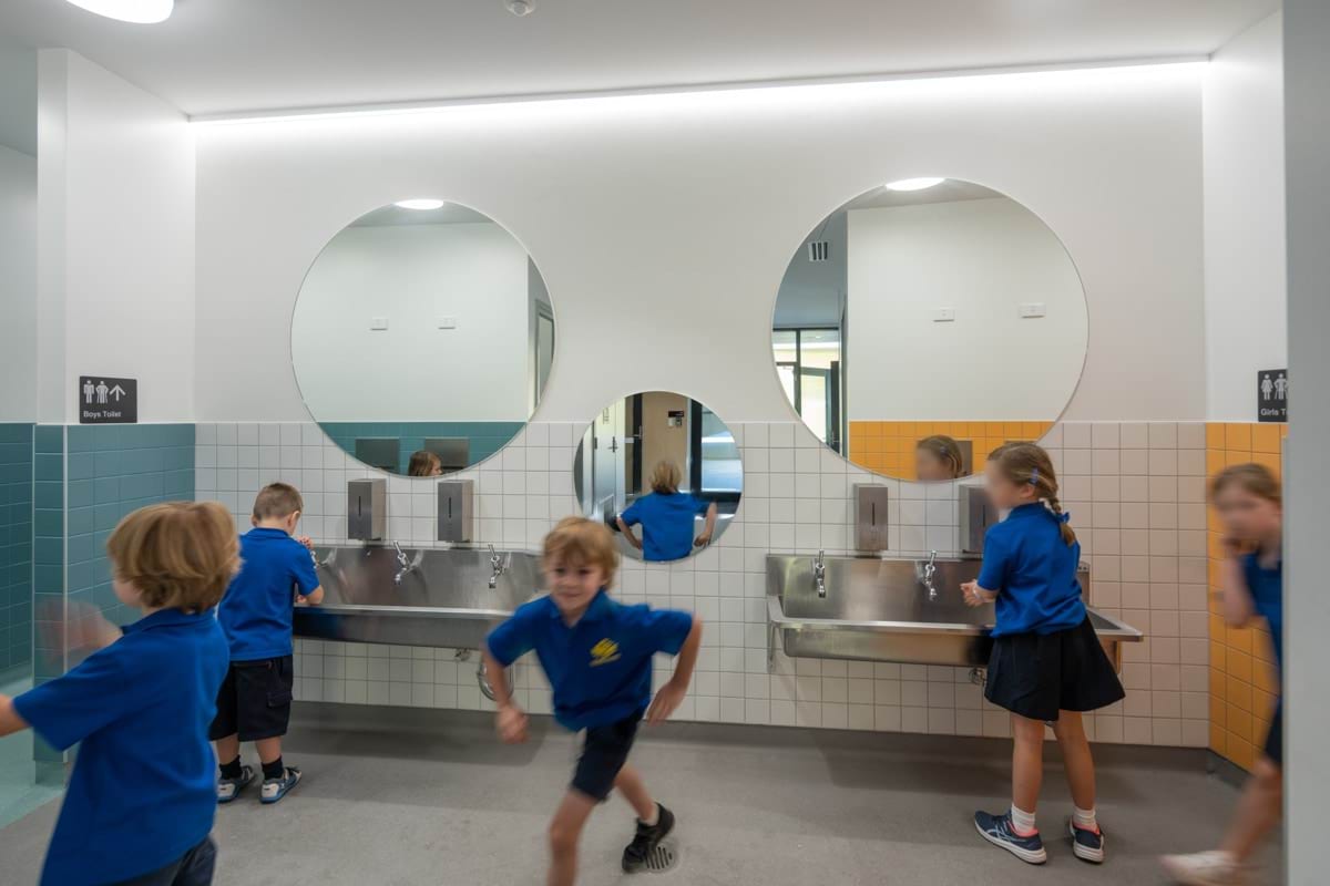 Sandringham Primary School - completed school rebuild, bathroom