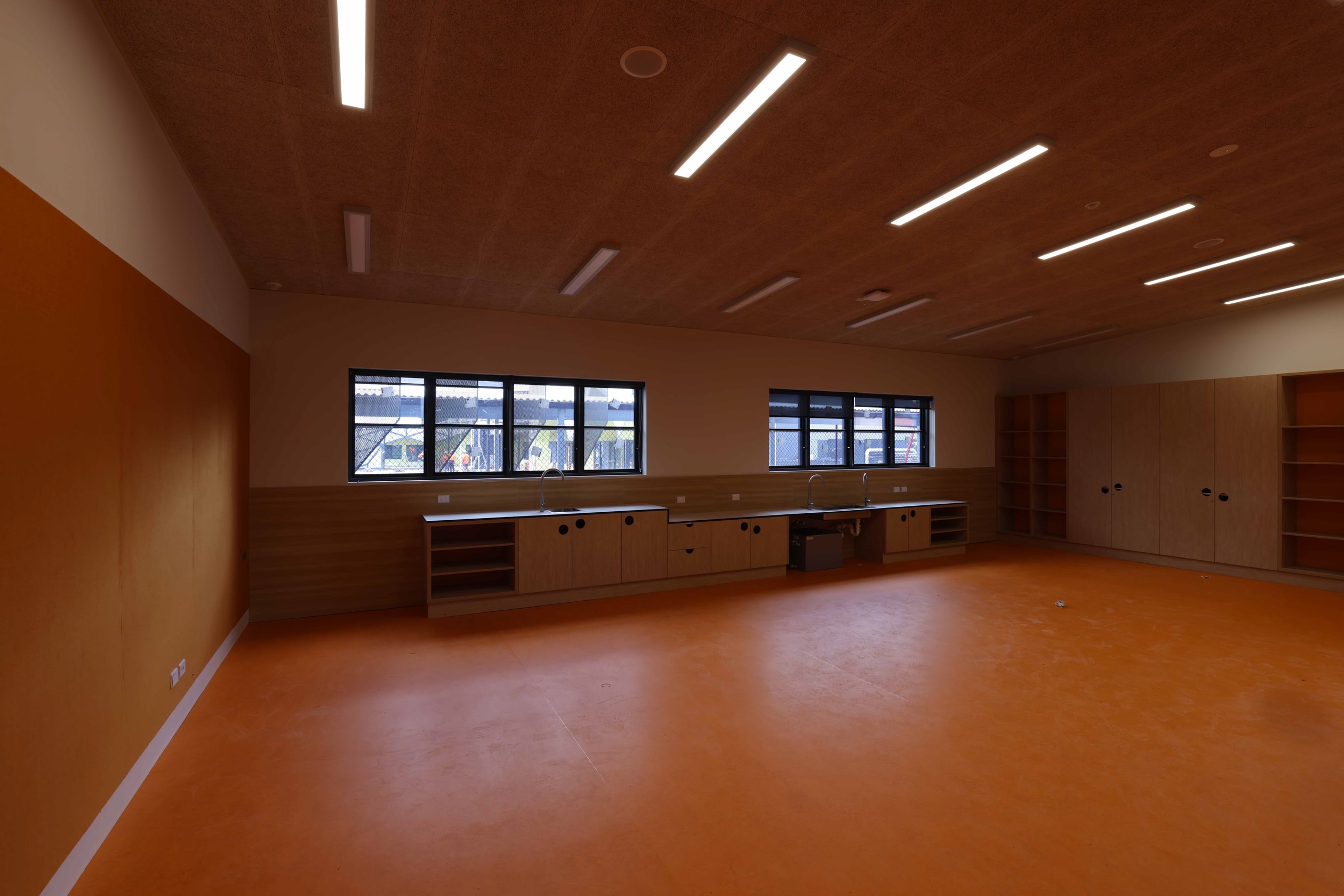 Warringa Park School - Polly Parade campus construction, photograph of interior of classroom