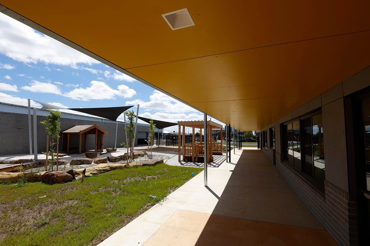 Barrawang Primary School Kindergarten, December construction progress, outdoor play