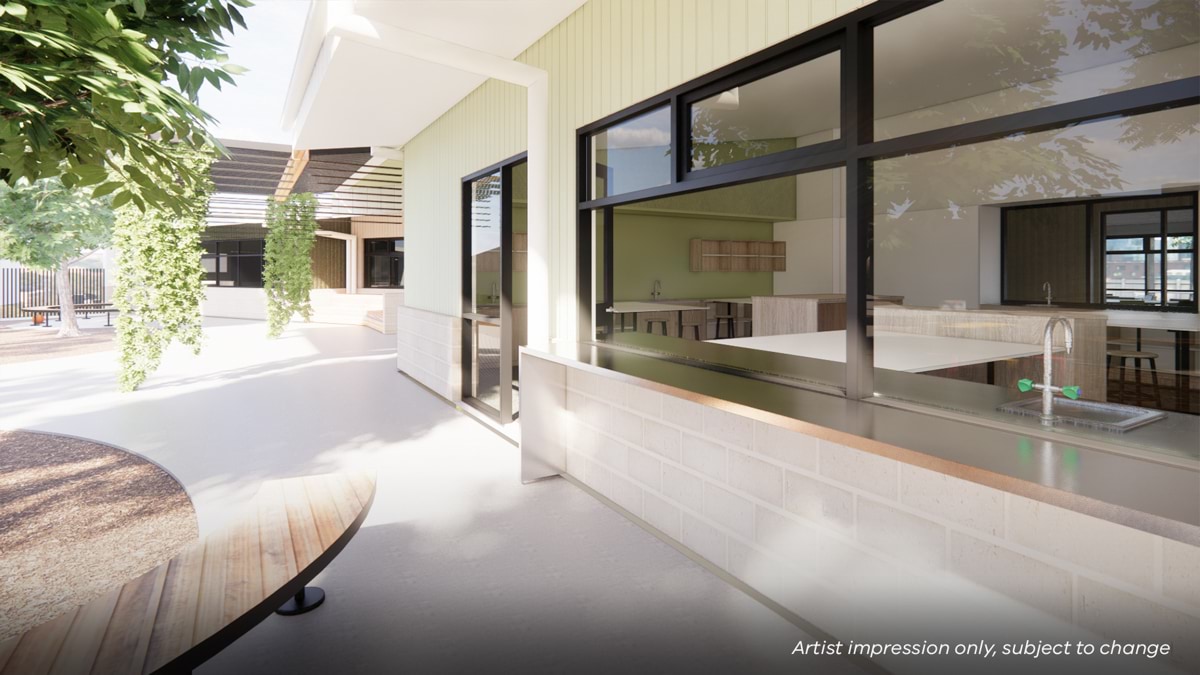 Watsonia North Primary School - upgrade and modernisation, Illustrated render